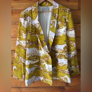 Rachel Comey Chartreuse Horse Blazer